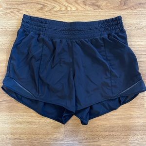 LULULEMON Hotty Hot 4” high rise shorts, size 8